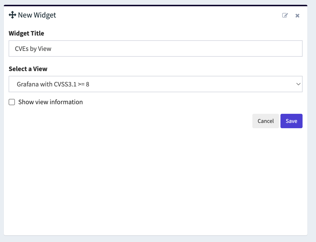 Configure Widget